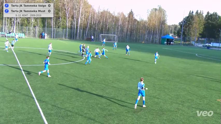 Tartu JK Tammeka Valge - Tartu JK Tammeka Must