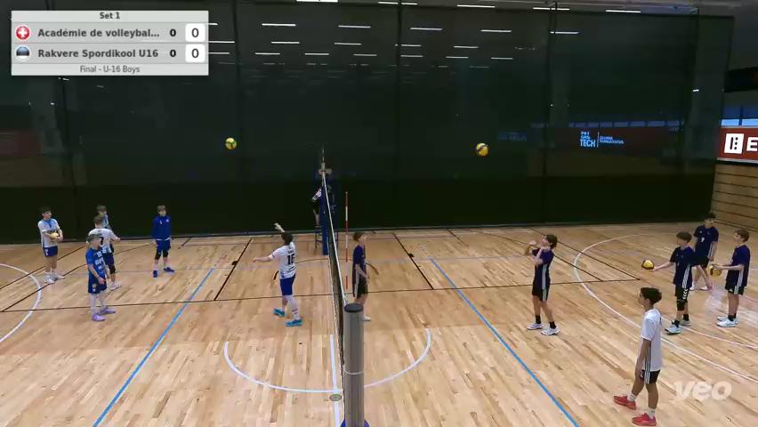 Académie de volleyball de Genève (AVGe) - Rakvere Spordikool U16